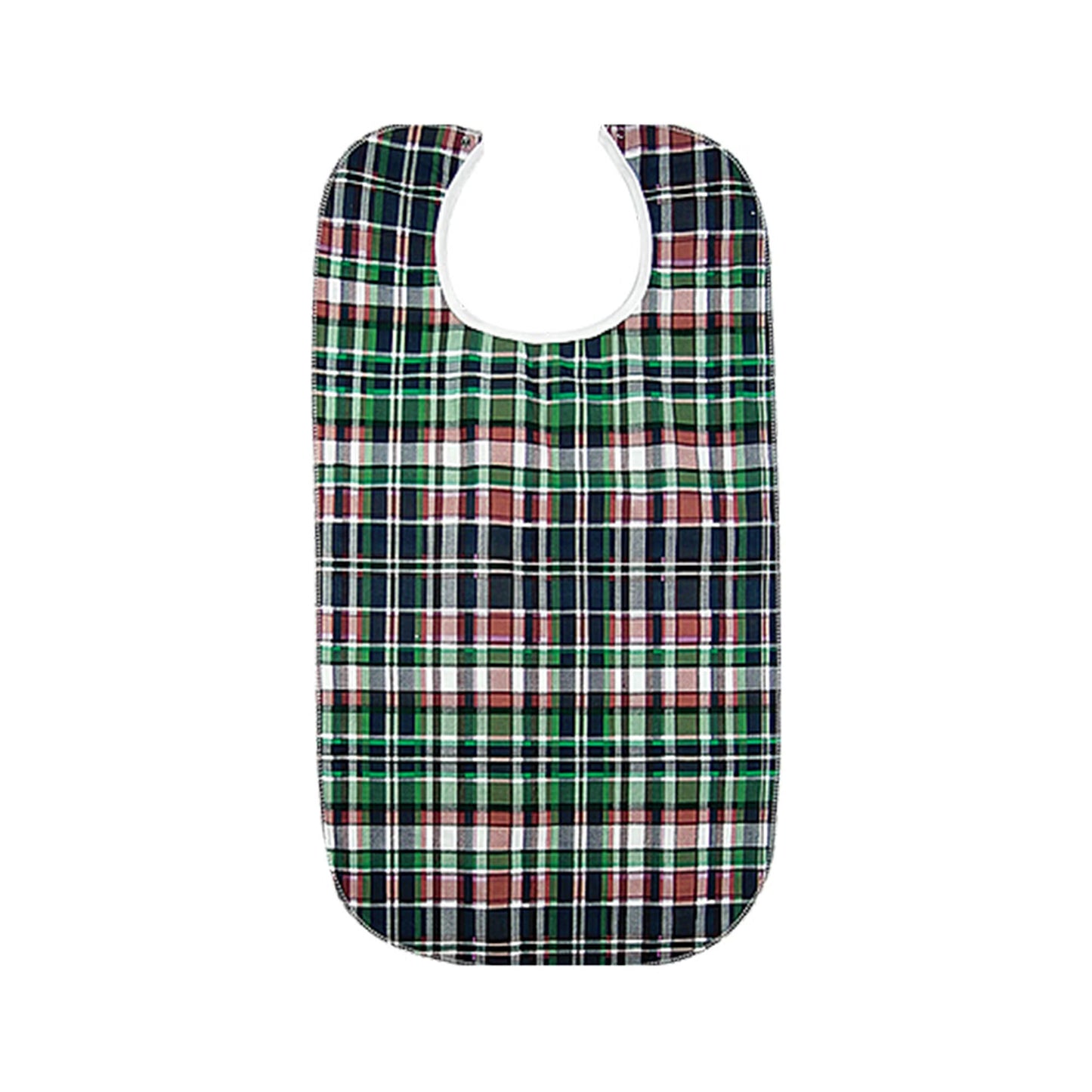 Beck’s Classic Reusable Quilted Adult Bib with Snap Closure – 18 × 34 Inches