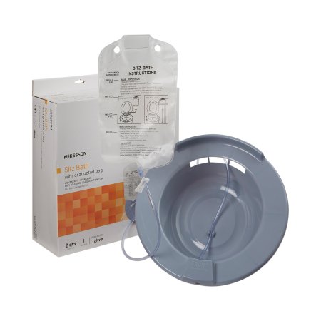 McKesson Round Gray 2000 mL Sitz Bath