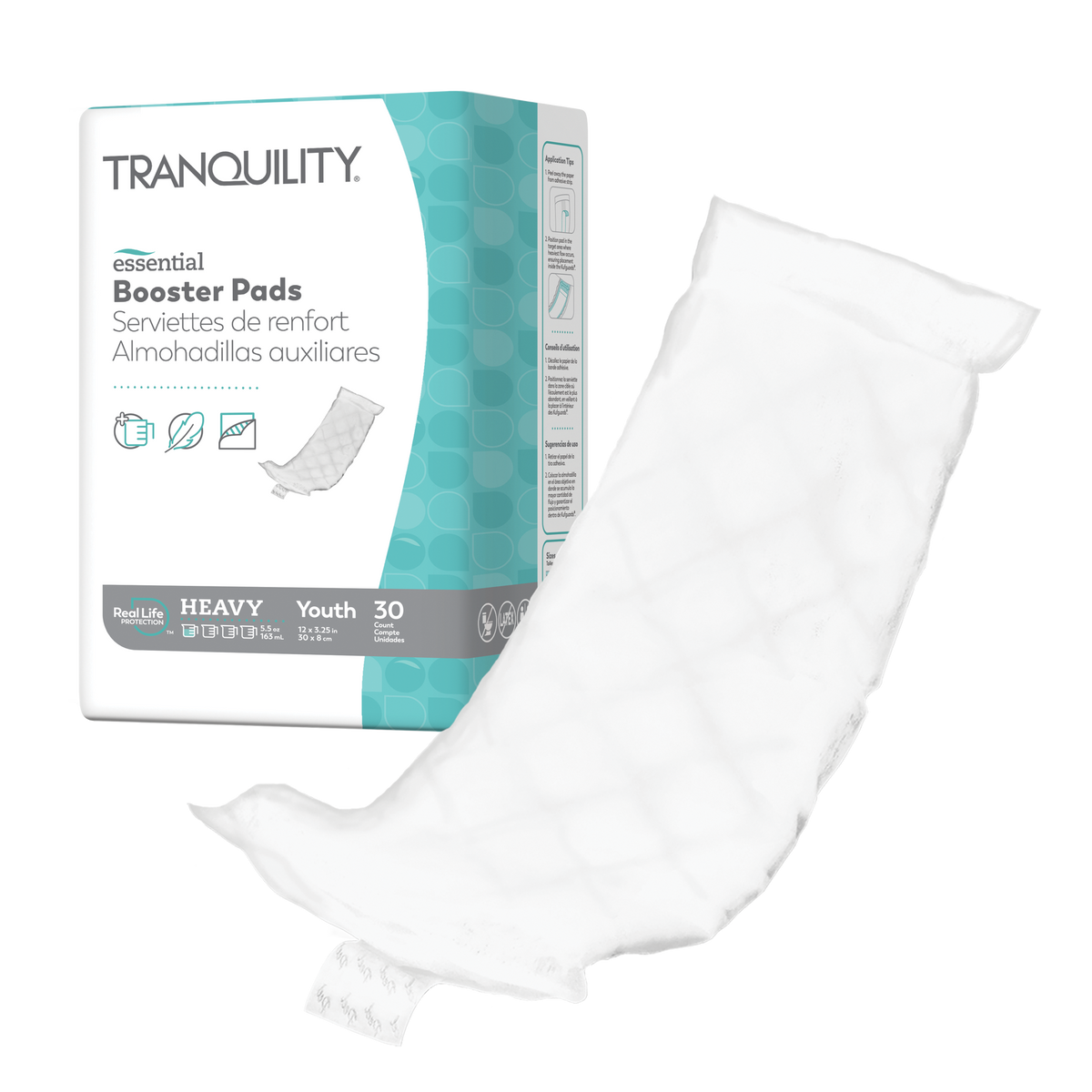 Tranquility® Essential® Heavy Booster Pads | Youth, Regular & Long