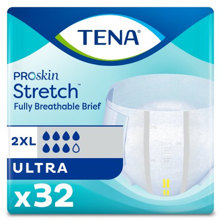 Unisex Adult Incontinence Brief TENA ProSkin Stretch™ Ultra