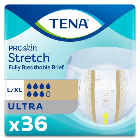 Unisex Adult Incontinence Brief TENA ProSkin Stretch™ Ultra