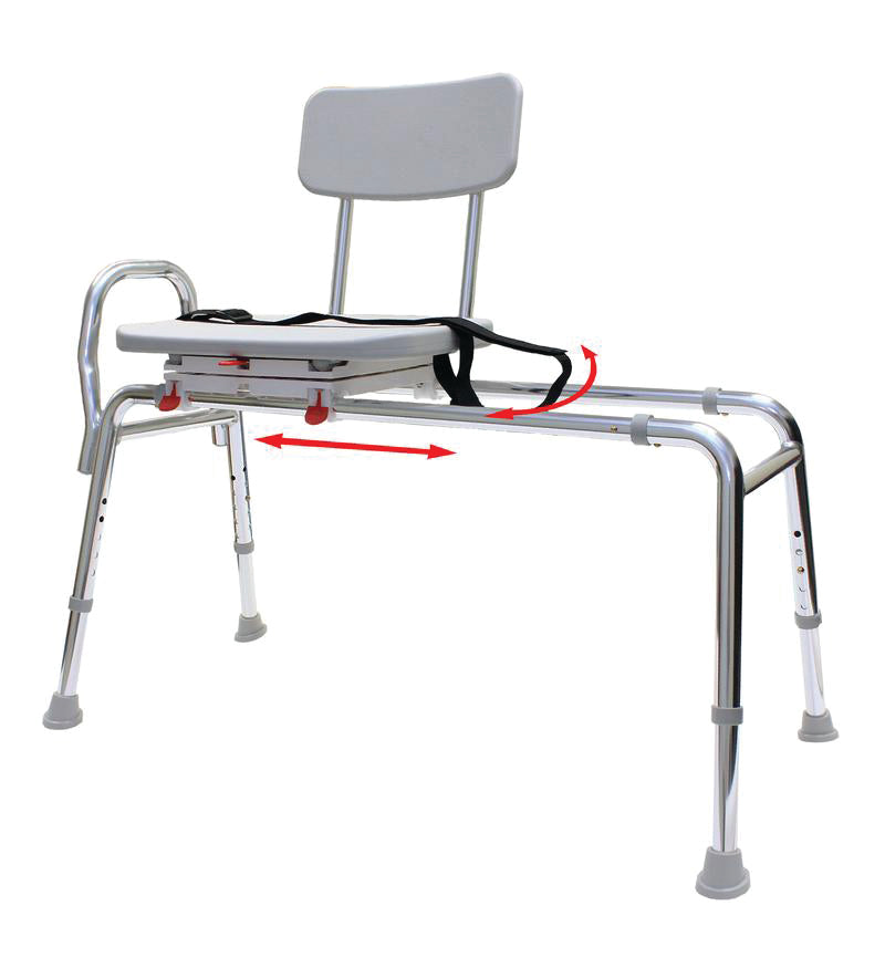 Sliding Transfer Bench with Swivel