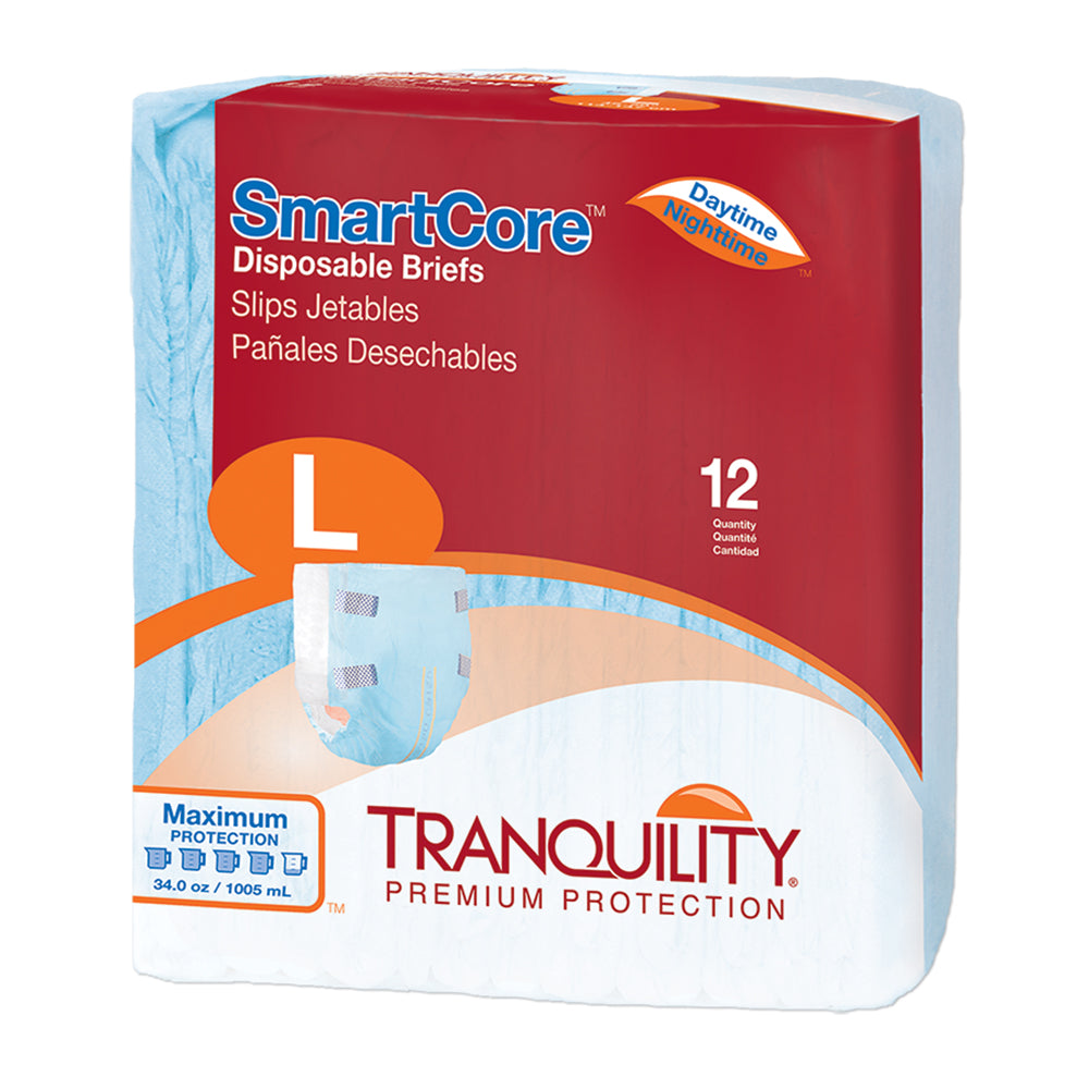 Tranquility® Premium SmartCore® Disposable Briefs