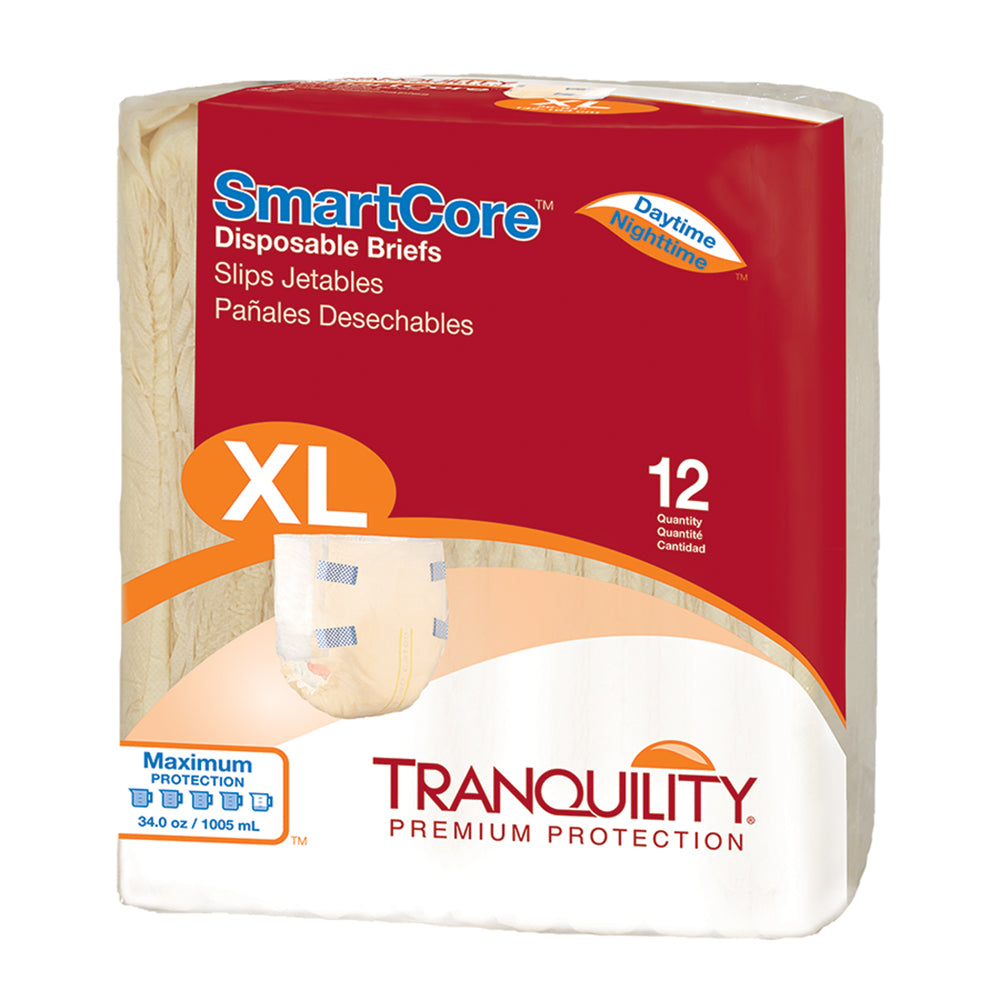 Tranquility® Premium SmartCore® Disposable Briefs