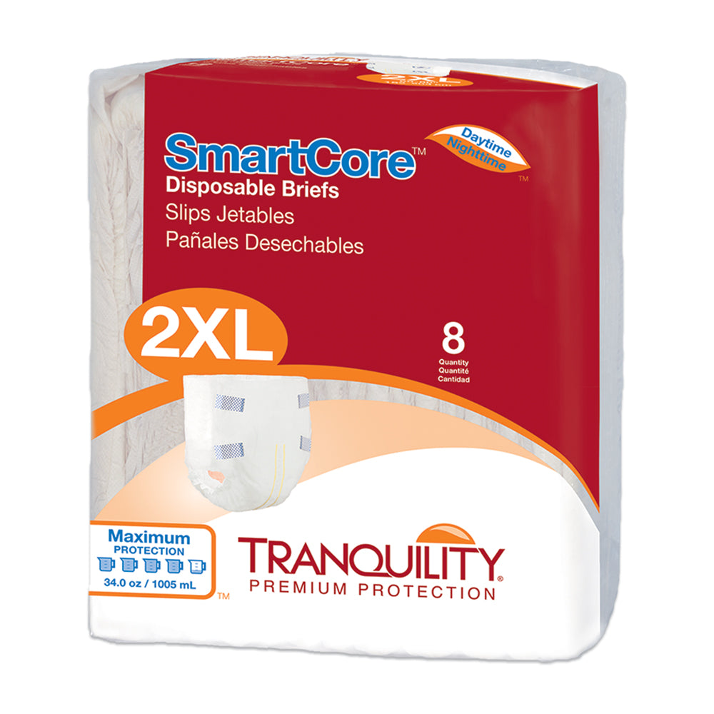 Tranquility® Premium SmartCore® Disposable Briefs