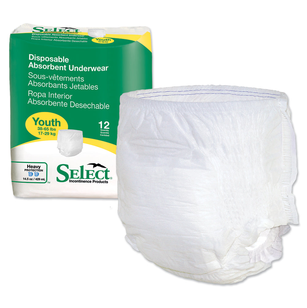Absorbent Shob Select Disposable Absorbent Underwear – LifeThrive Home Medical ...