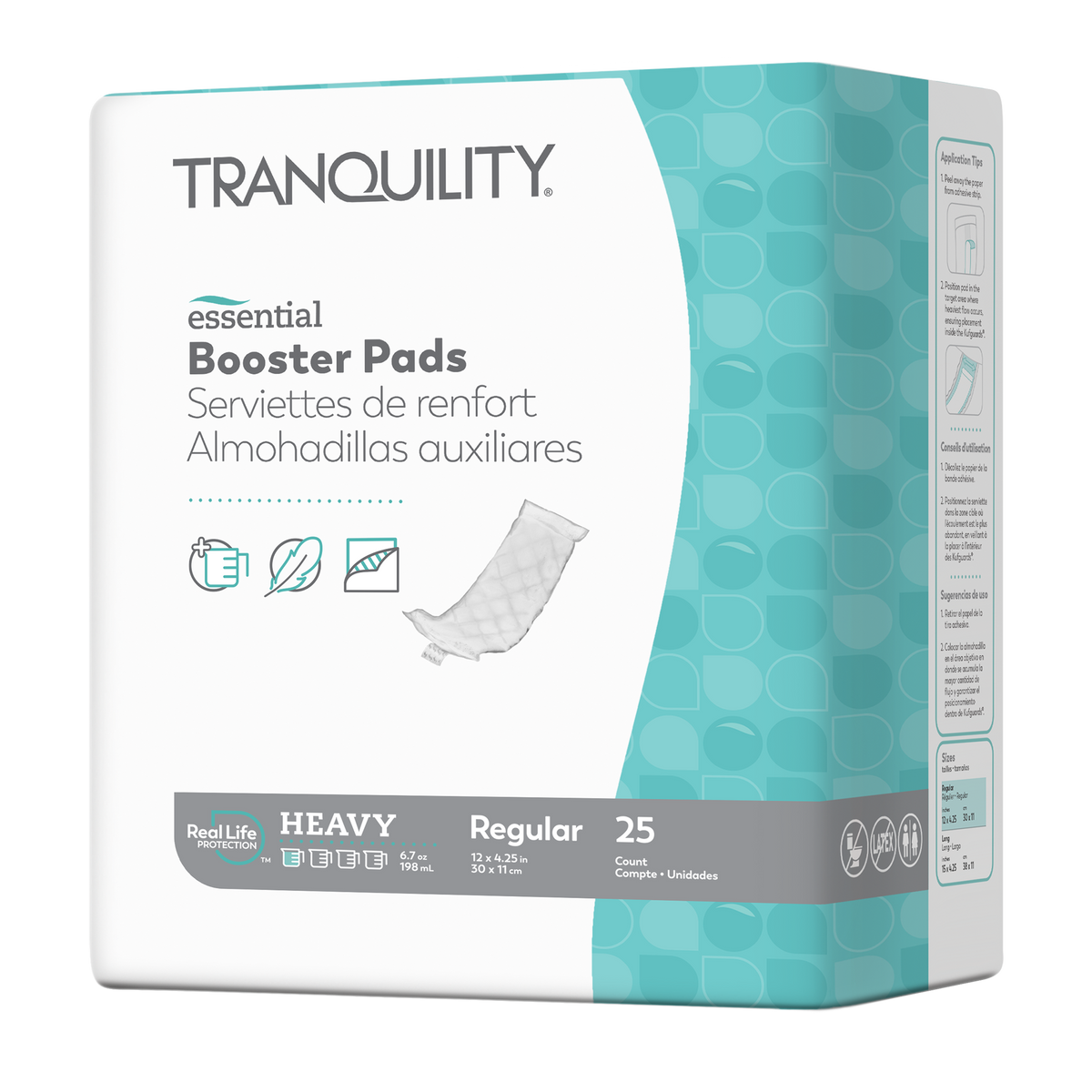 Tranquility® Essential® Heavy Booster Pads | Youth, Regular & Long