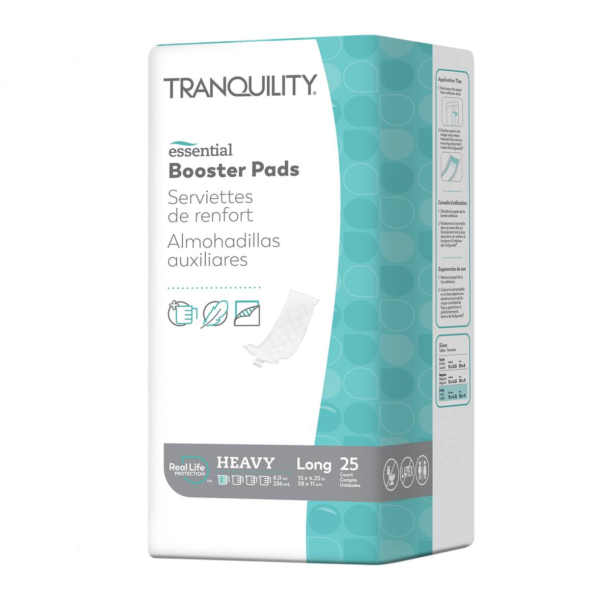 Tranquility® Essential® Heavy Booster Pads | Youth, Regular & Long