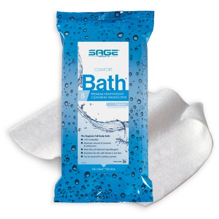 Rinse-Free Comfort Bath® Premium Heavyweight Wipe