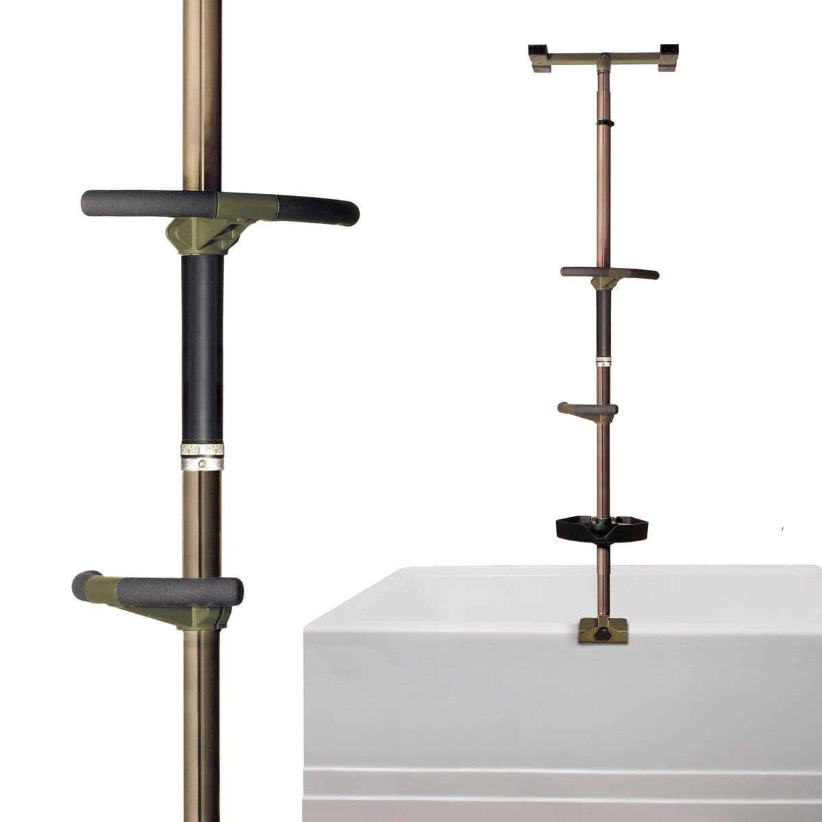 Stander Wonder Bathtub Pole Premium - Deep Bronze product image