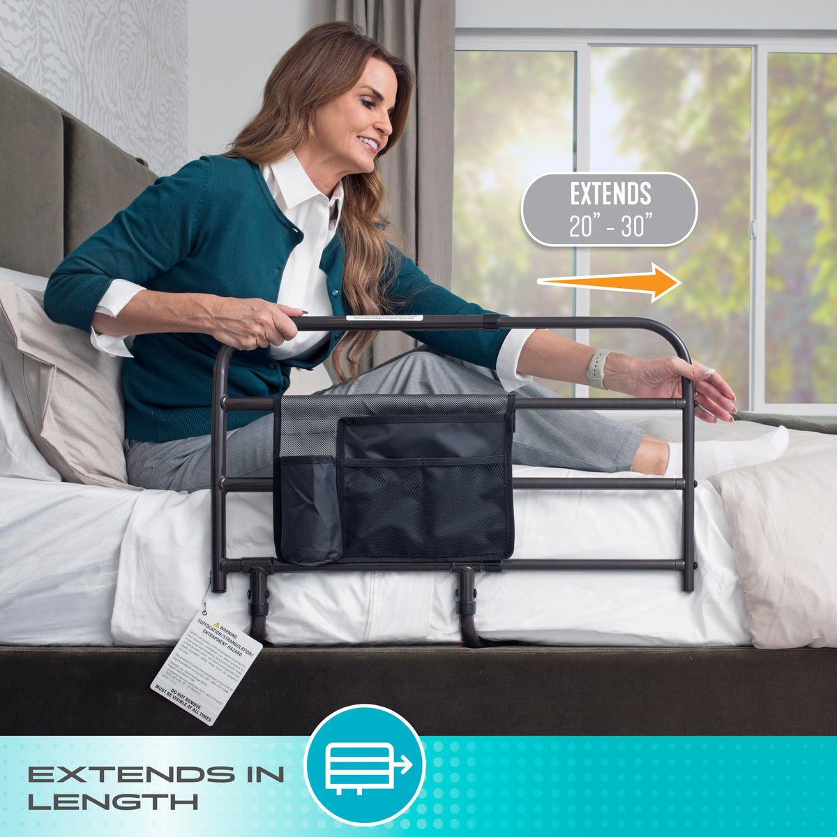Stander Wonder EZ Adjust Bed Rail product image
