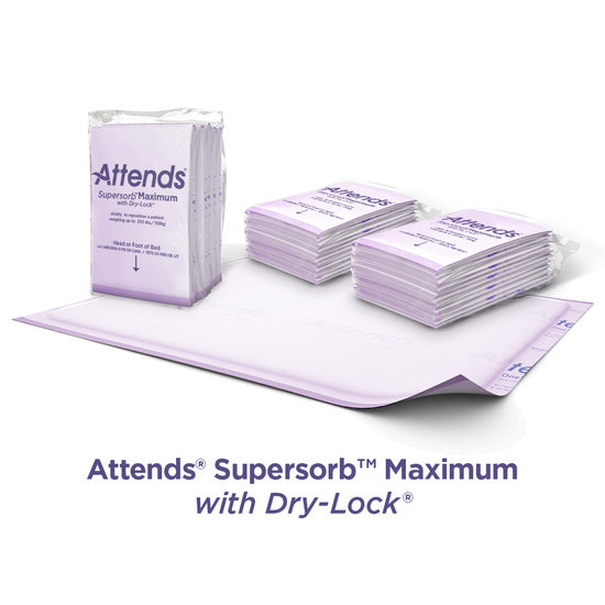 Attends Supersorb TM Maximum Underpads (XL 36” x 51”)