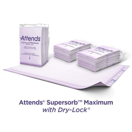Attends Supersorb TM Maximum Underpads (XL 36” x 51”)