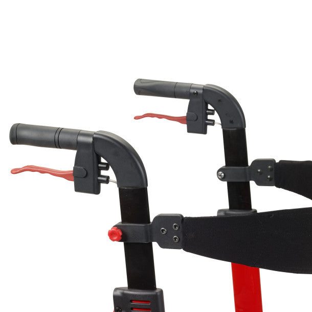 Drive Medical 4 Wheel Rollator Adjustable Height / Folding Aluminum Frame