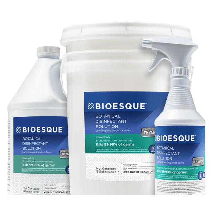 BIOESQUE® SOLUTIONS EPA-Registered Botanical Disinfectant Solution ...